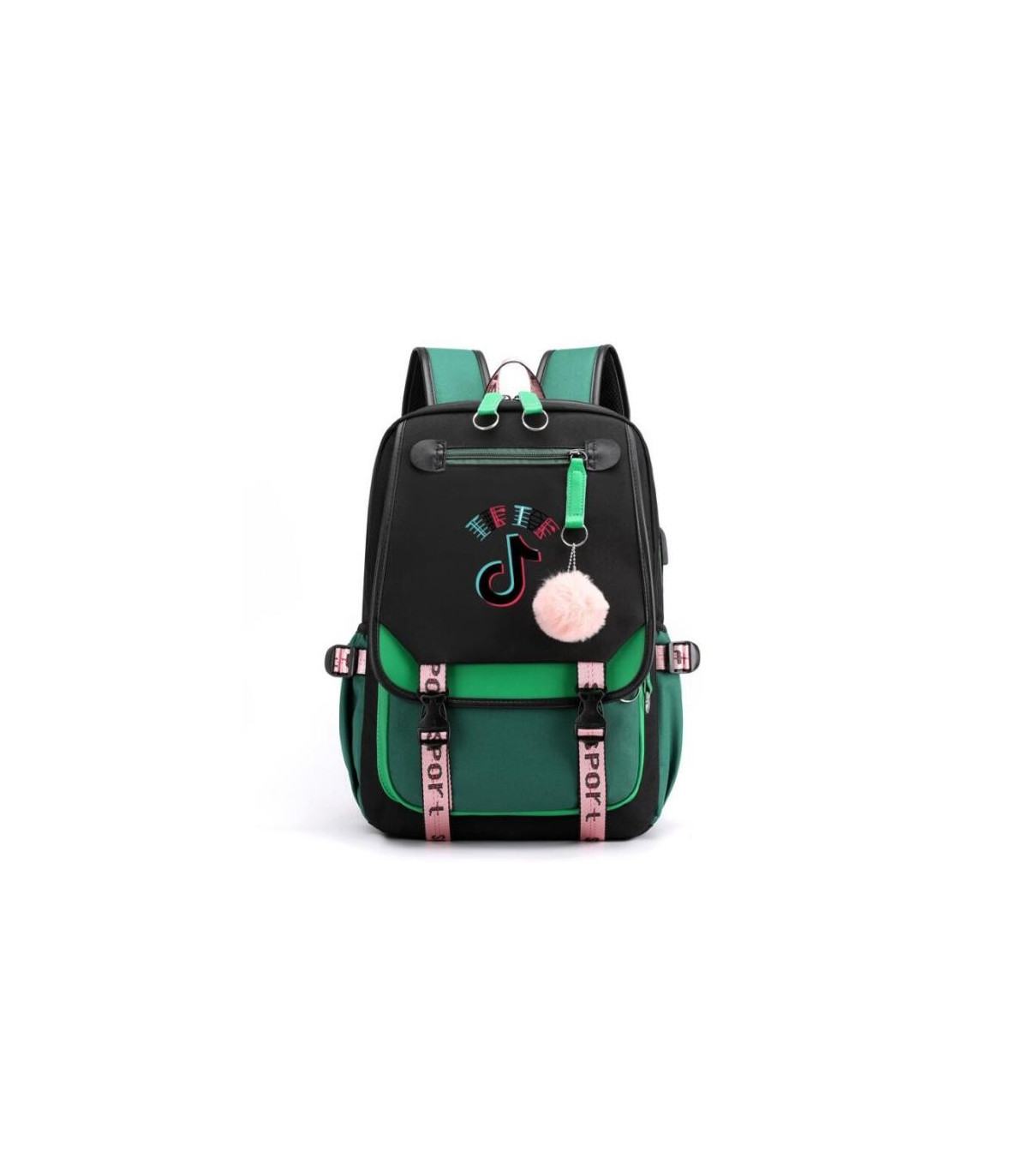 MERCHANDISING TIKTOK   Mochila Tiktok tamaño grande de 46cm de alto Mochila Tiktok tamaño grande de 46cm de alto