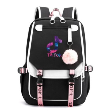 MERCHANDISING TIKTOK   Mochila Tiktok tamaño grande de 46cm de alto Mochila Tiktok tamaño grande de 46cm de alto