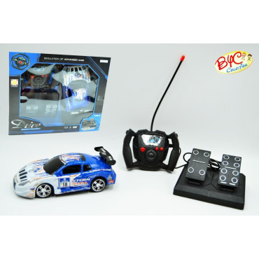 Coche Rally + Pedales R/C En Caja