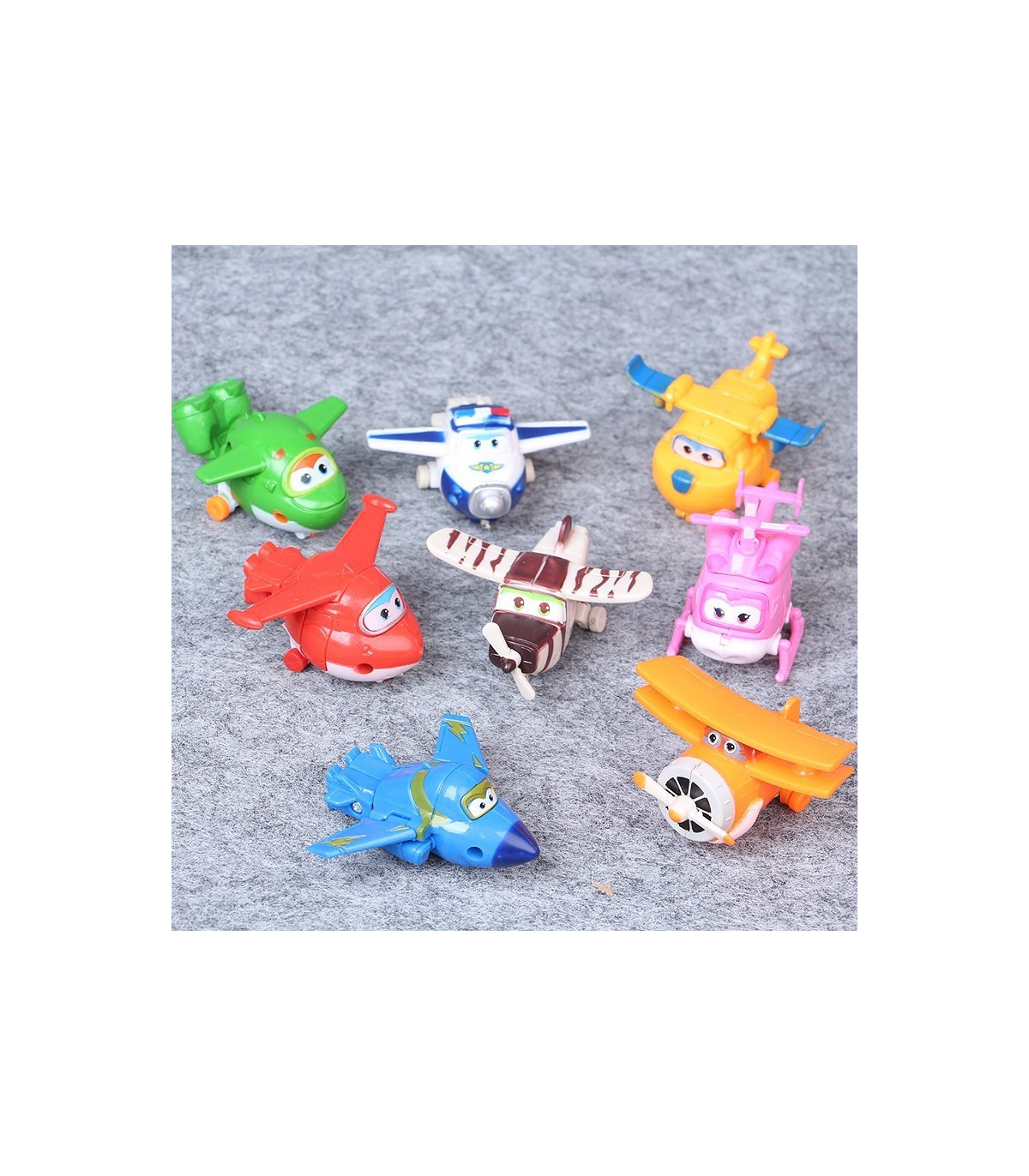 Lote 6 figuras Super Wings