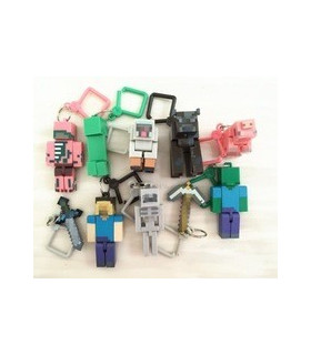 Lote 10 llaveros Minecraft