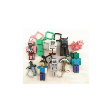 Lote 10 llaveros Minecraft
