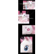 peluche unicornio blanco y rosa
