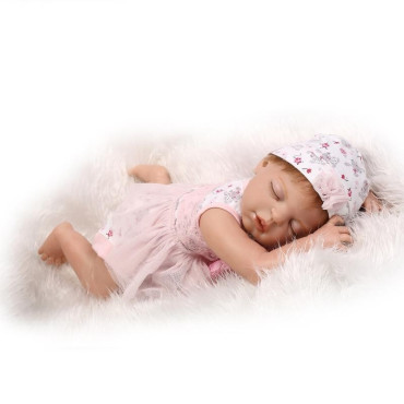 preciosa bebe reborn  niña cuerpo completo silicona