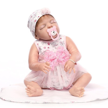 preciosa bebe reborn  niña cuerpo completo silicona