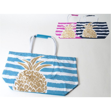 Bolsa Playa Piña 55X36Cm  Surtido A Elegir 1