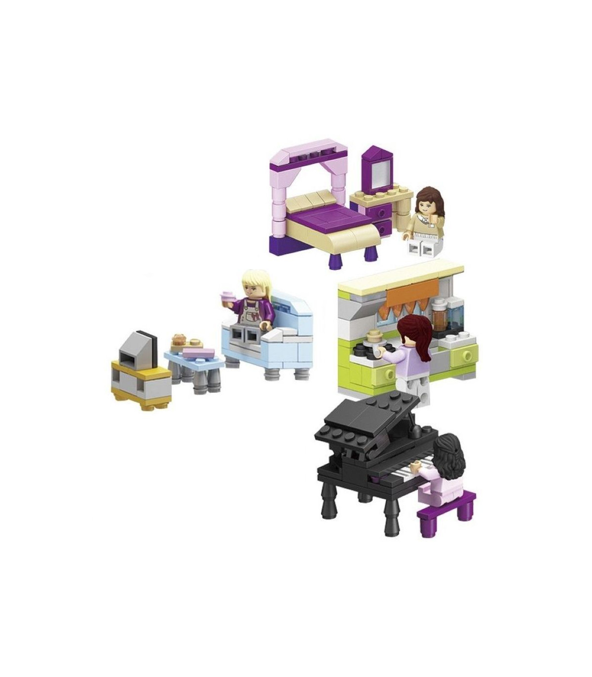 Construccion Juego Figura City Girl 9,5X14,5X4,5  Surtido A Elegir 1