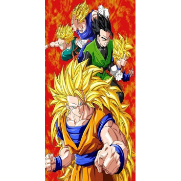 toalla Dragon Ball Super Saiyan impresión microfiber Toalla de playa adulto niños  Toallas 70x140