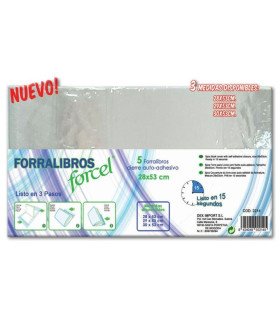 Forro Libros Facil 5 Unidades 28X53Cm