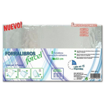 Forro Libros Facil 5 Unidades 29X53Cm