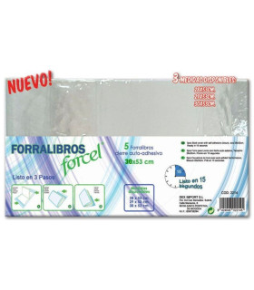 Forro Libros Facil 5 Unidades 30X53Cm