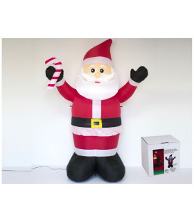 Hinchable Santa Claus 3 Leds 180Cm