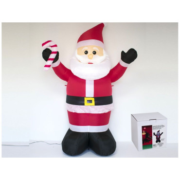 Hinchable Santa Claus 3 Leds 180Cm