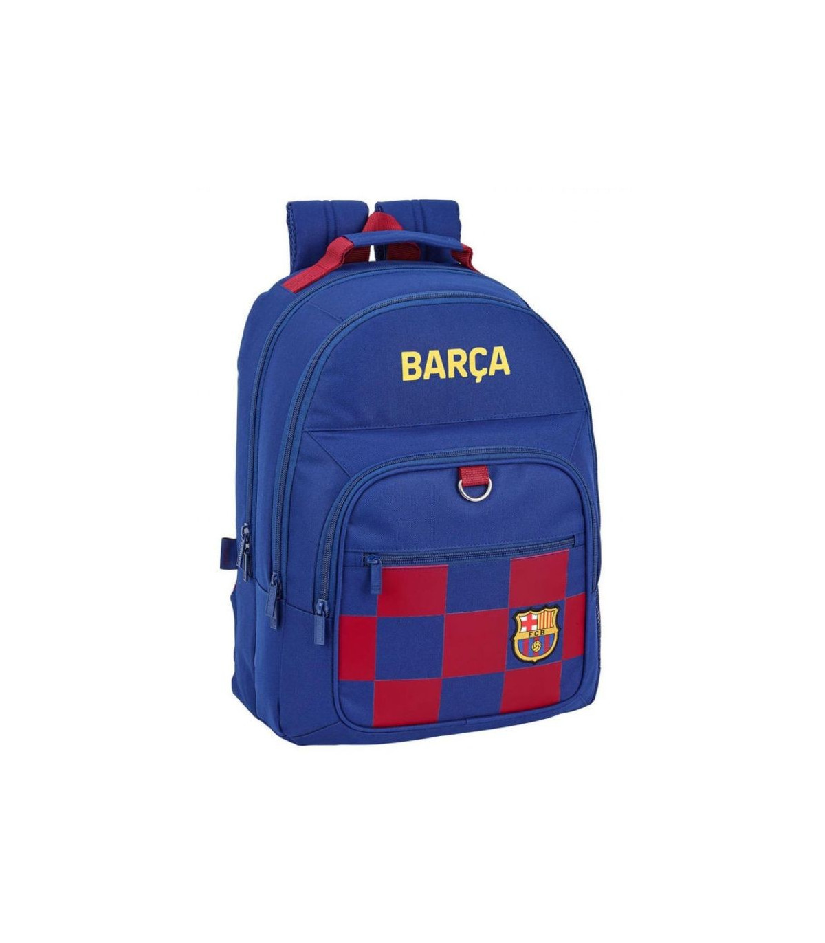 Mochila Doble Adaptable Carro Fc Barcelona 32X42X16Cm¡