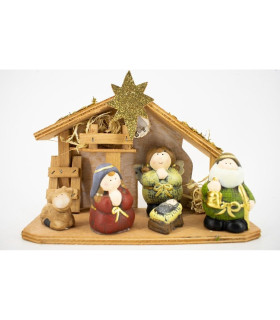 Nacimiento Infantil 5 Figuras 1 Led 22Cm