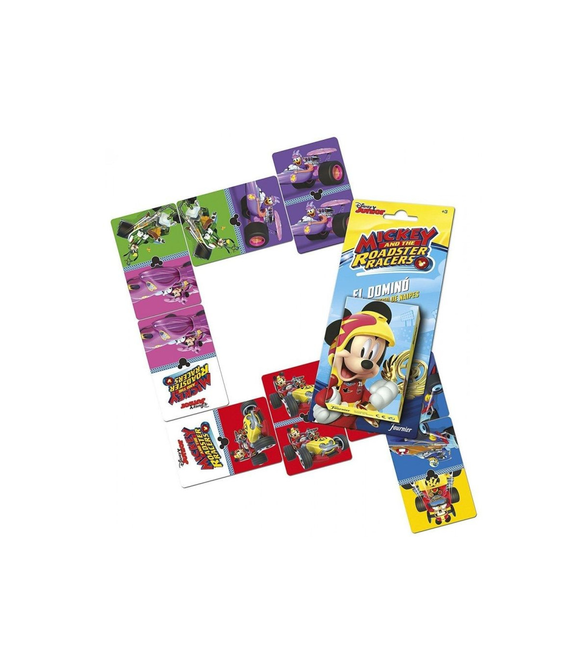 Naipes Fournier Infantil Mickey Mouse 9,5X6,5Cm Estuche 40 Cartas