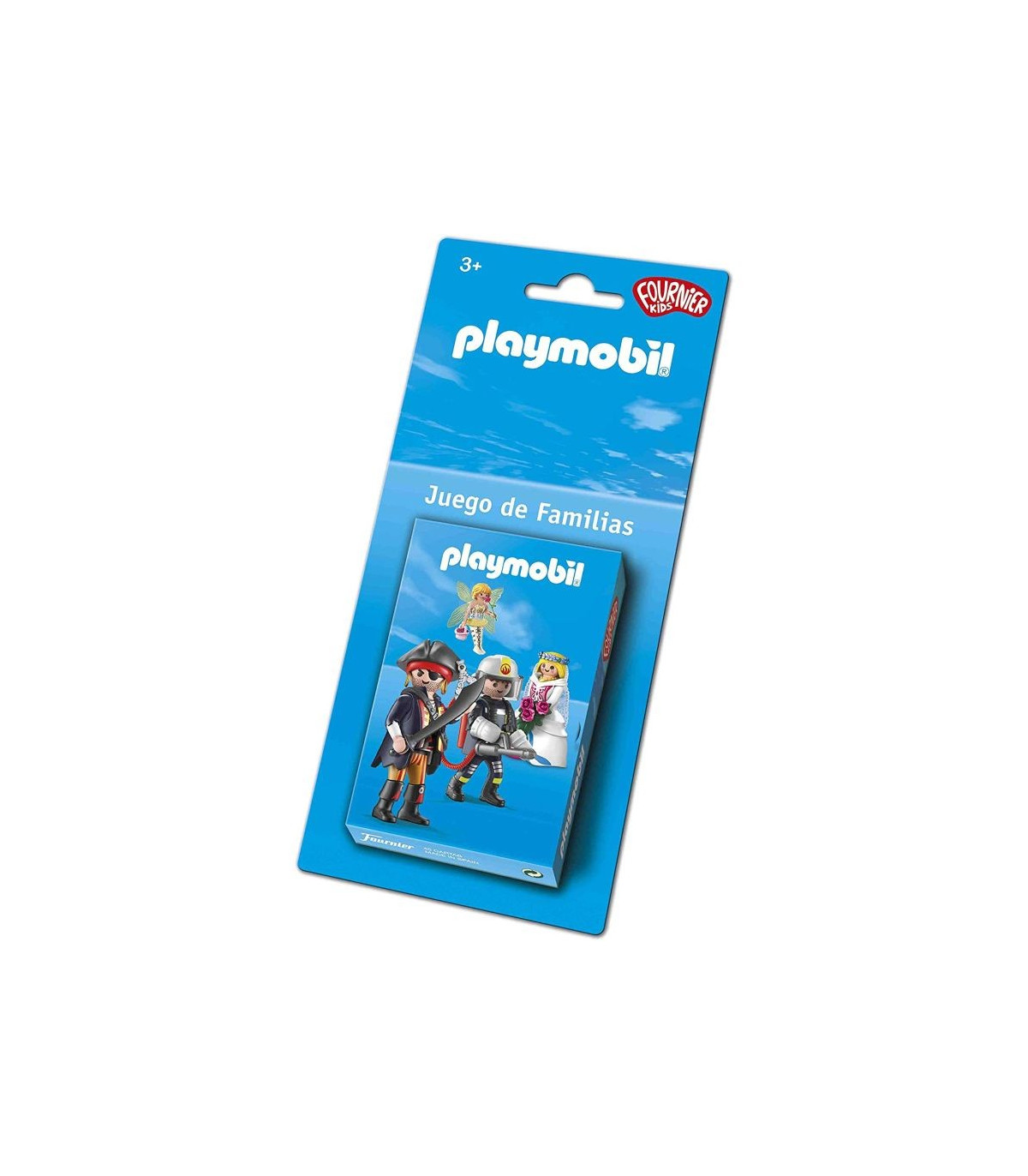 Naipes Fournier Infantil Playmobil Familias Estuche 40 Cartas