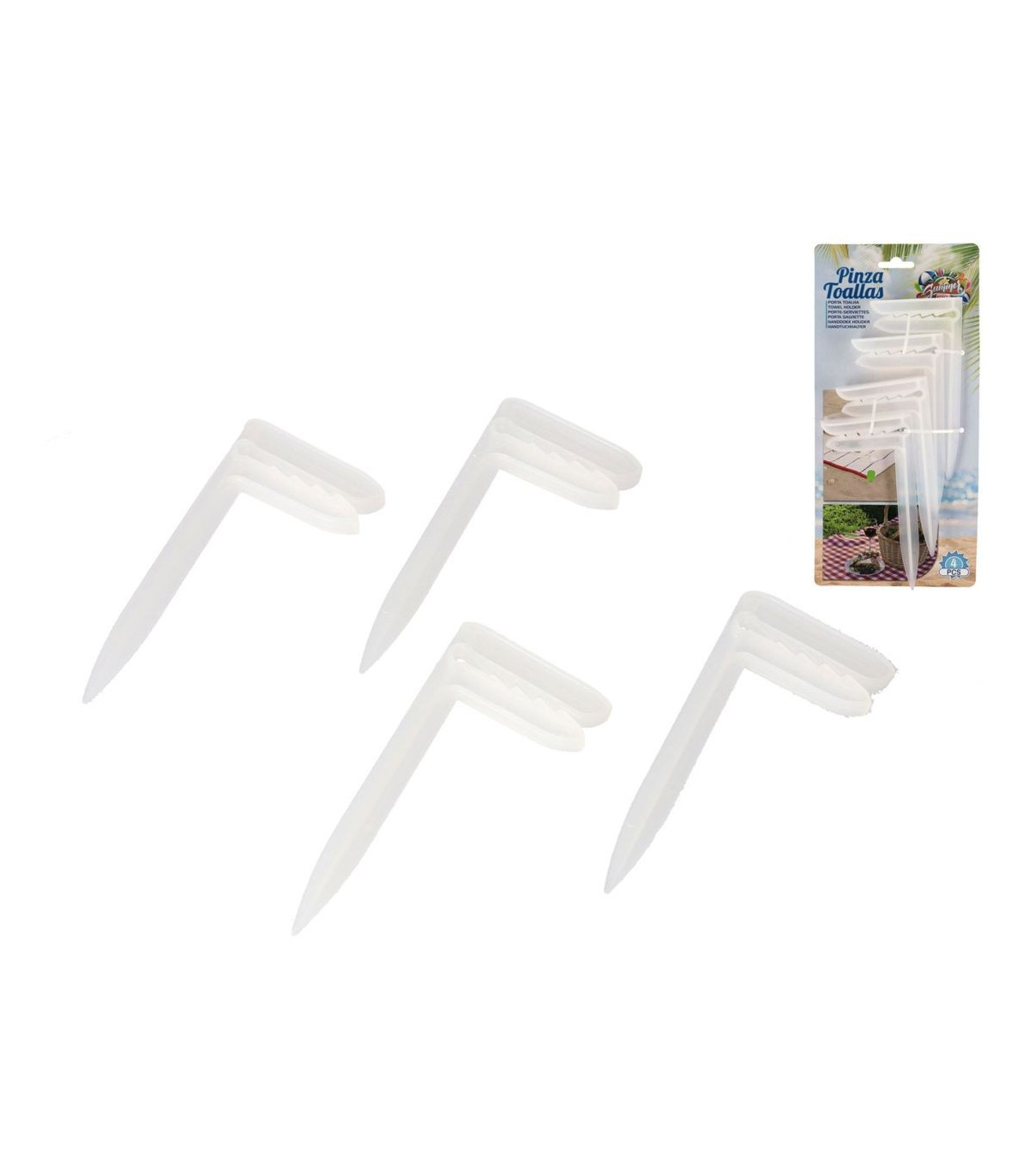 Pinza Toallas X4