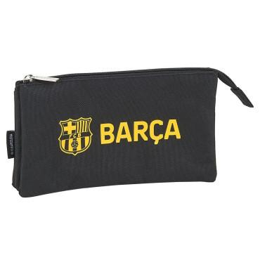 Porta Todo Triple Fc Barcelona Black 22X3X12Cm¡
