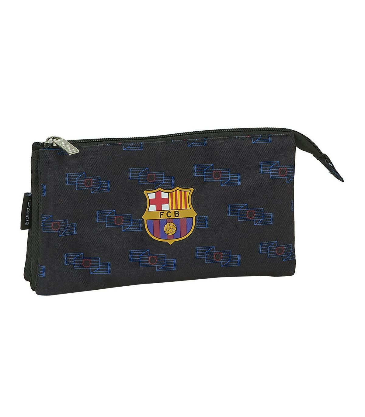 Porta Todo Triple Fc Barcelona Icono 22X3X12Cm¡