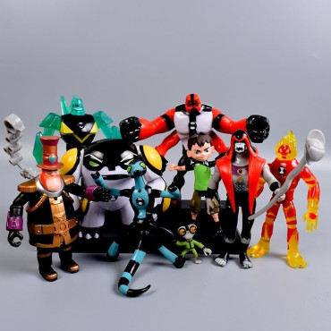 lote de 9 figuras de ben 10