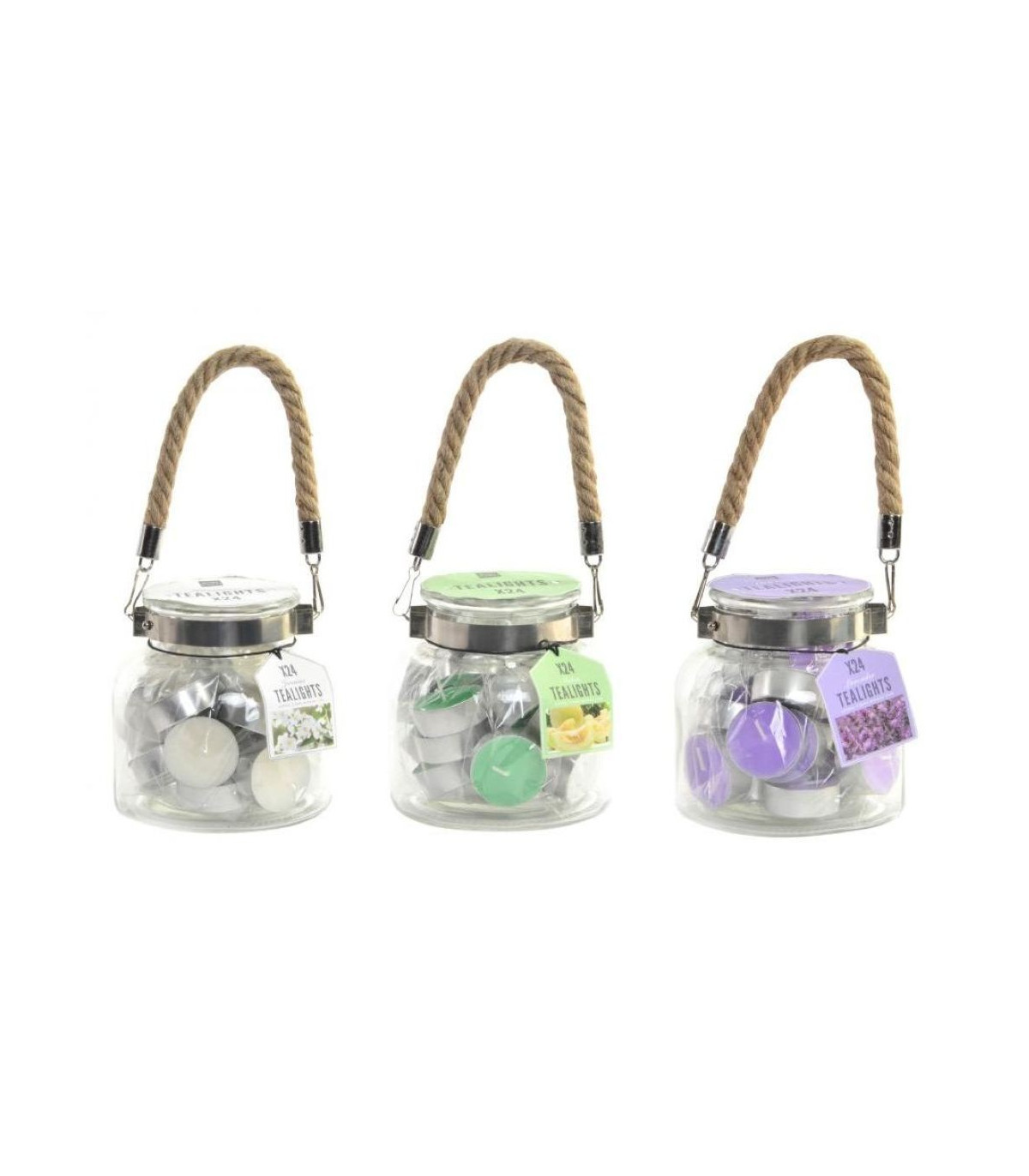 Vela Cristal Cera 12X12Cm 288 Gramos Perfume 3 Surtido A Elegir 1