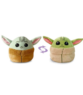 Peluche reversible baby yoda the mandalorian star wars