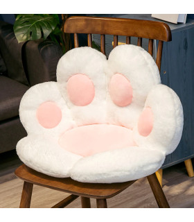 Cojín decorativo huella o pata de gato gamer kawaii