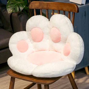 Cojín decorativo huella o pata de gato gamer kawaii