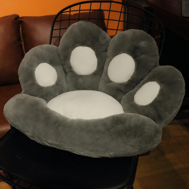 Cojín decorativo huella o pata de gato gamer kawaii