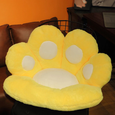 Cojín decorativo huella o pata de gato gamer kawaii