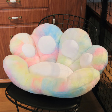 Cojín decorativo huella o pata de gato gamer kawaii