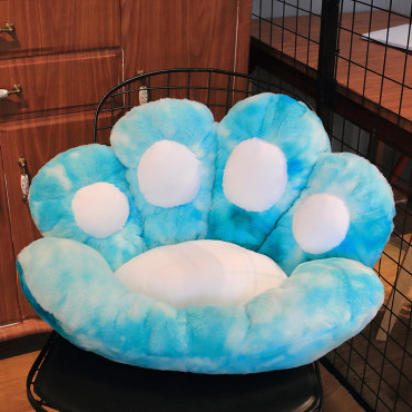 Cojín decorativo huella o pata de gato gamer kawaii
