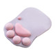 Alfombrilla antideslizante de silicona para ratón gato kawaii con reposamuñecas