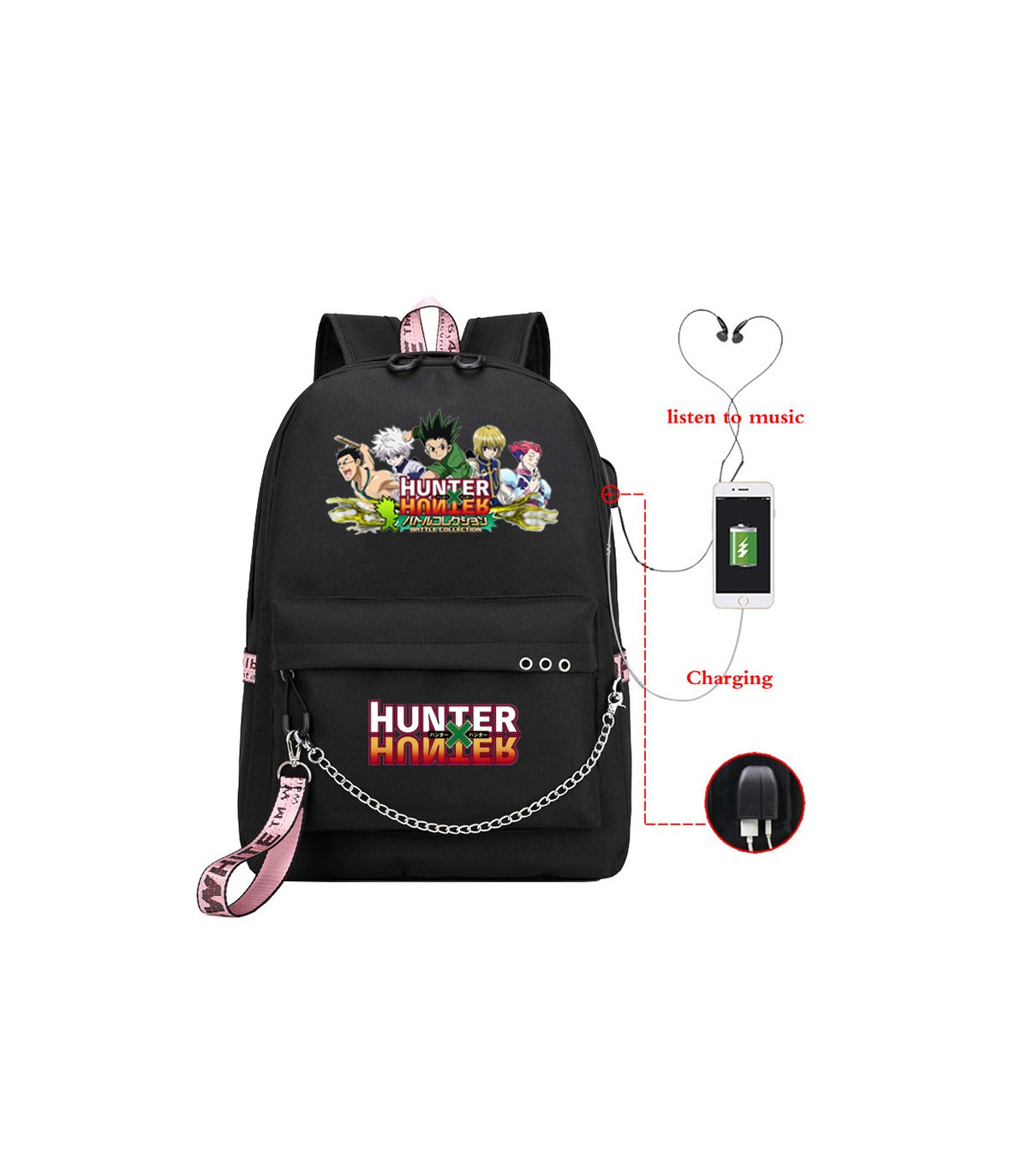 Mochila diseño Hunter X Hunter