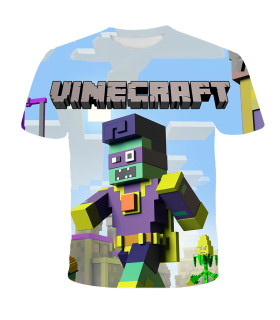 Nuevos diseños de camisetas  de Minecraft con impresión 3d