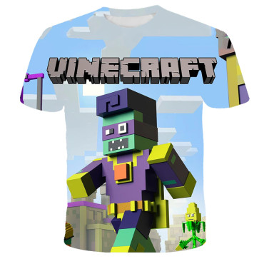 Nuevos diseños de camisetas  de Minecraft con impresión 3d