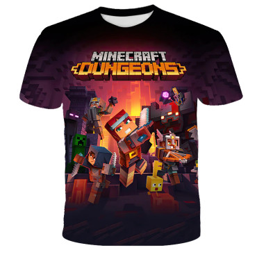 Nuevos diseños de camisetas  de Minecraft con impresión 3d