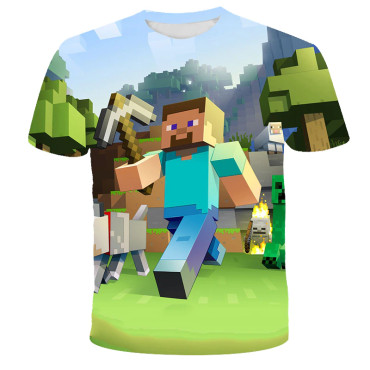 Nuevos diseños de camisetas  de Minecraft con impresión 3d