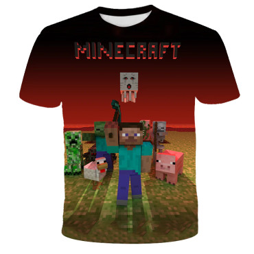 Nuevos diseños de camisetas  de Minecraft con impresión 3d