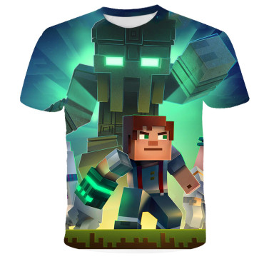 Nuevos diseños de camisetas  de Minecraft con impresión 3d