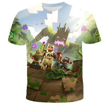 Nuevos diseños de camisetas  de Minecraft con impresión 3d