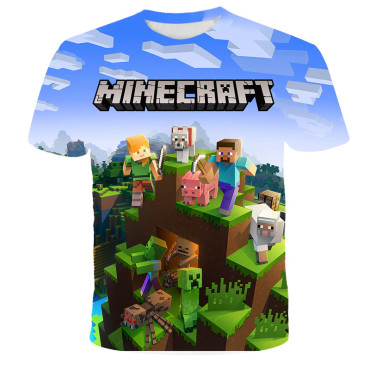 Nuevos diseños de camisetas  de Minecraft con impresión 3d