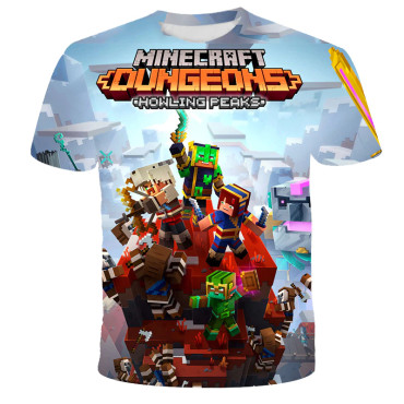 Nuevos diseños de camisetas  de Minecraft con impresión 3d