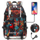 Mochila among us con espacio para cargar con USB
