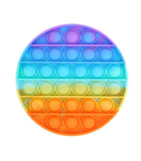 Pop it de varias formas multicolor arcoiris