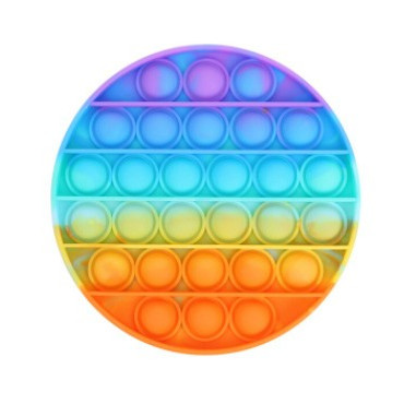 Pop it de varias formas multicolor arcoiris