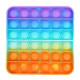 Pop it de varias formas multicolor arcoiris