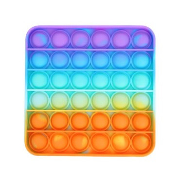 Pop it de varias formas multicolor arcoiris