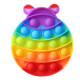 Pop it de varias formas multicolor arcoiris